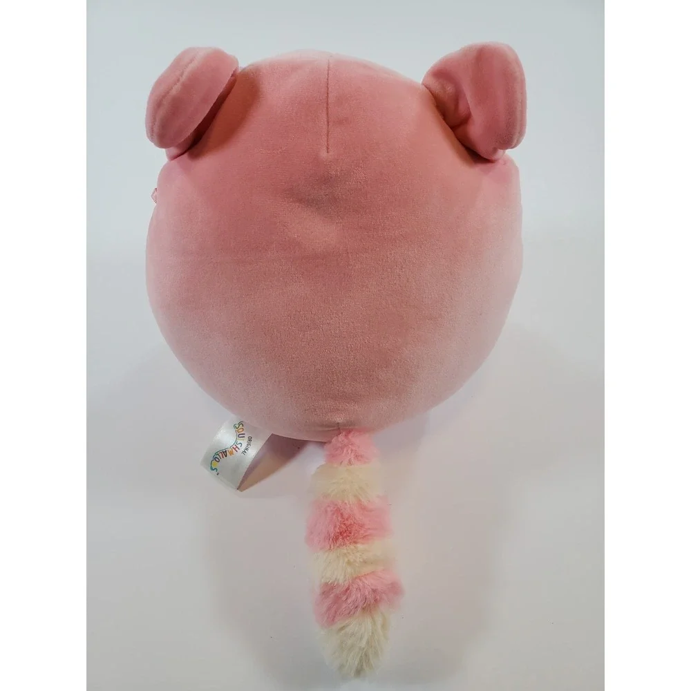 Squishmallows Pink Raccoon Plush‎ 8 Flower Accent Soft Stuffed Animal Kellytoy